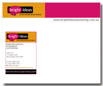 Email Stationary for Bright Ideas Marketing